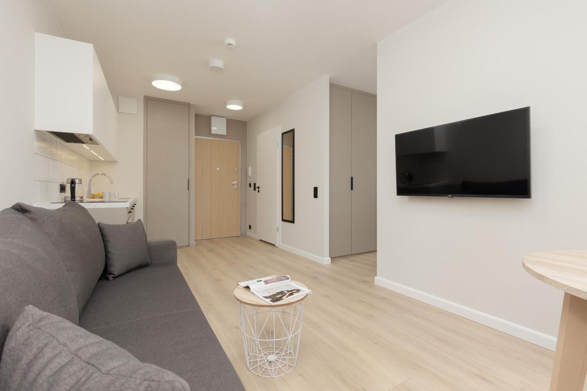 Aparthotel Mokotow Business Center By Noclegi Renters Warschau Exterior foto